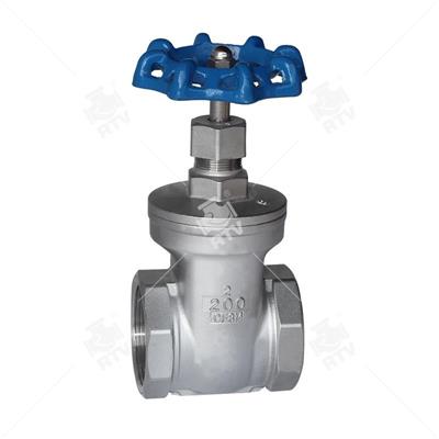 Thread gate valve