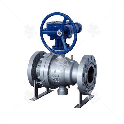 Carbon Steel Trunnion mounted ball valve