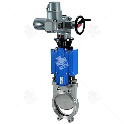 Electric knife gate valve