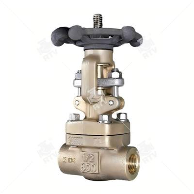 Bronze NPT threaded gate valve