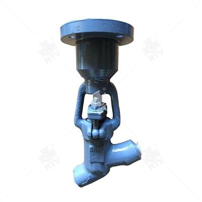 Y-shaped electric globe valve