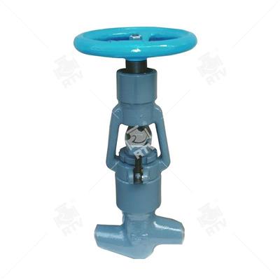 Ultra light self tightening welded globe valve